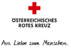 Rotes Kreuz mit Schritzug Österreichisches Rotes Kreuz Aus Liebe zum Menschen.