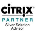 Mint-schwarzer Logo citrix Partner Silver Solution Advisor
