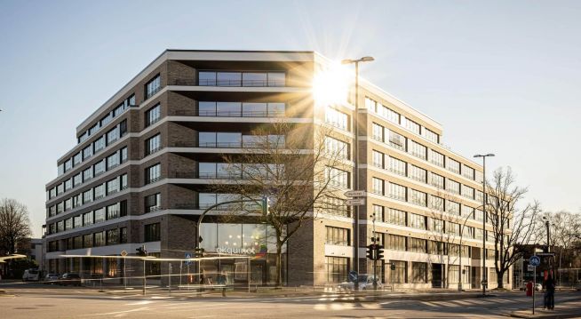 Außenansicht - Hauptstandort der AKQUINET - Hamburg-Bramfeld.