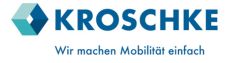 Blaues Logo KROSCHKE Wir machen Mobilität einfach