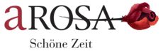 Das Logo zeigt einen Schriftzug in rot und schwarz aRosa Schöne Zeit sowie rote Rose.