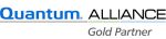 Blau-schwarz-grünes Partnerlogo von Quantum Alliance Gold Partner.