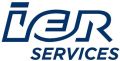 Blauer Schriftzug IER Services