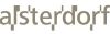 Grauer Schriftzug in Kleinbuchstaben alsterdorf
