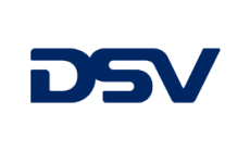 Dunkelblauer Schriftzug DSV.